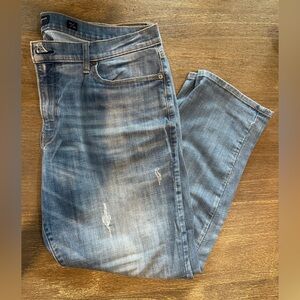 Lucky Brand Men's Distressed Blue Jeans